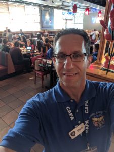 Drew Ludlow at Tip-A-Cop fundraiser at Red Robin in Apex, NC